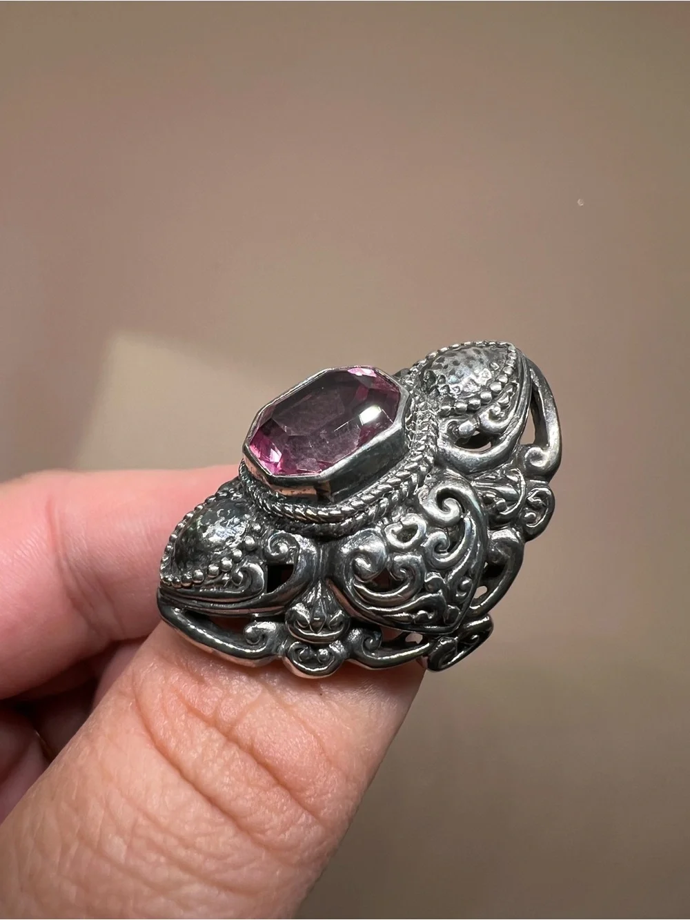 SARDA FAITH OVER FEAR RING III™ IN RIGHT WAVE™ MYSTIC QUARTZ